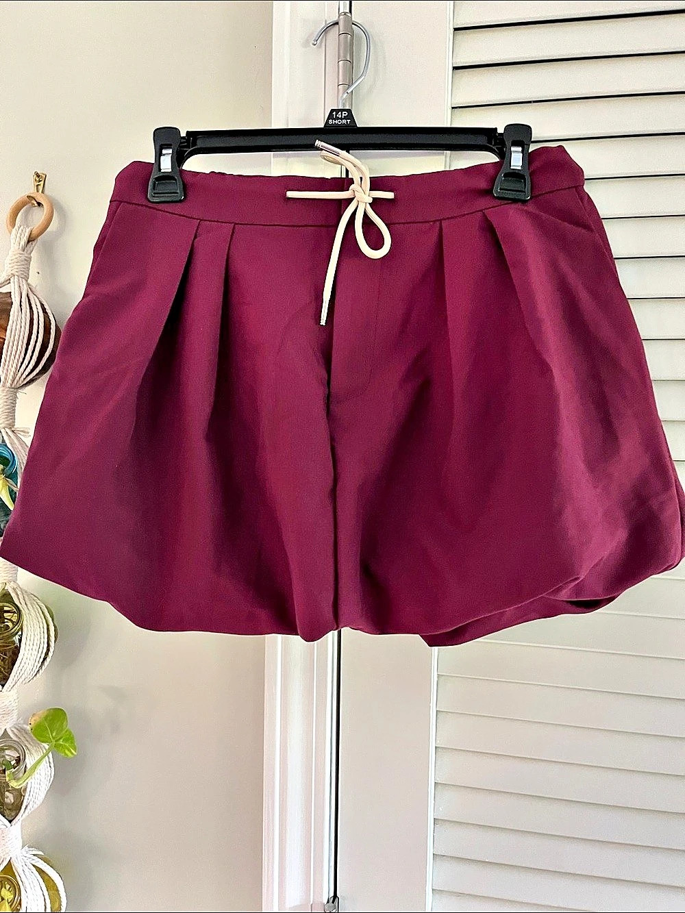 bar III Sporty Style Bubble Skirt in Purple XS NWT